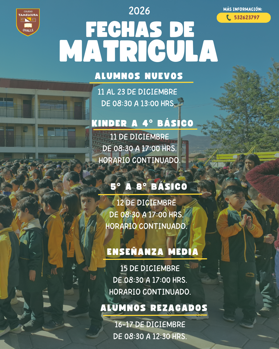 MATRICULAS 2026