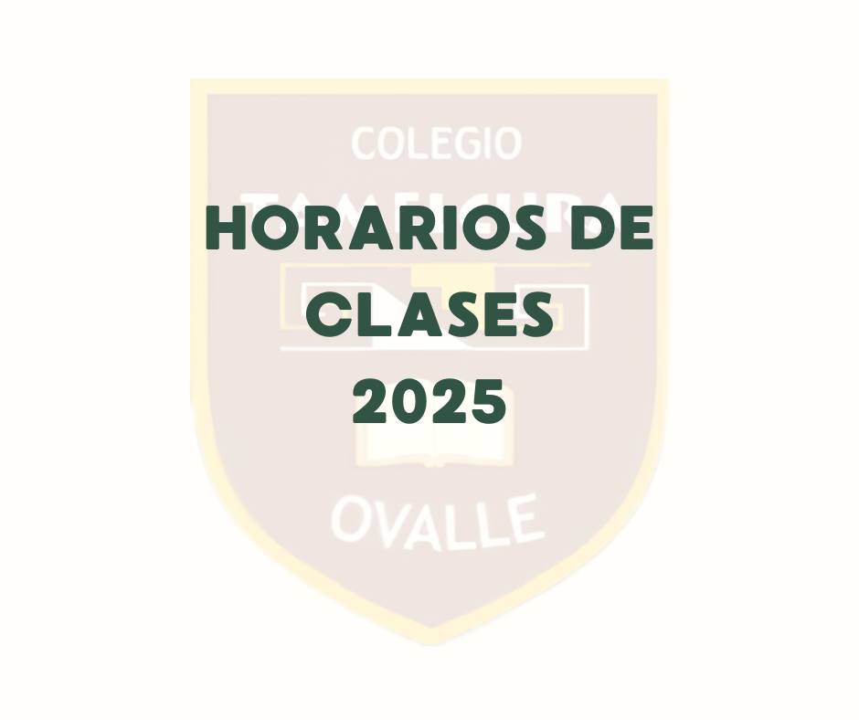 HORARIOS DE CLASE 2025