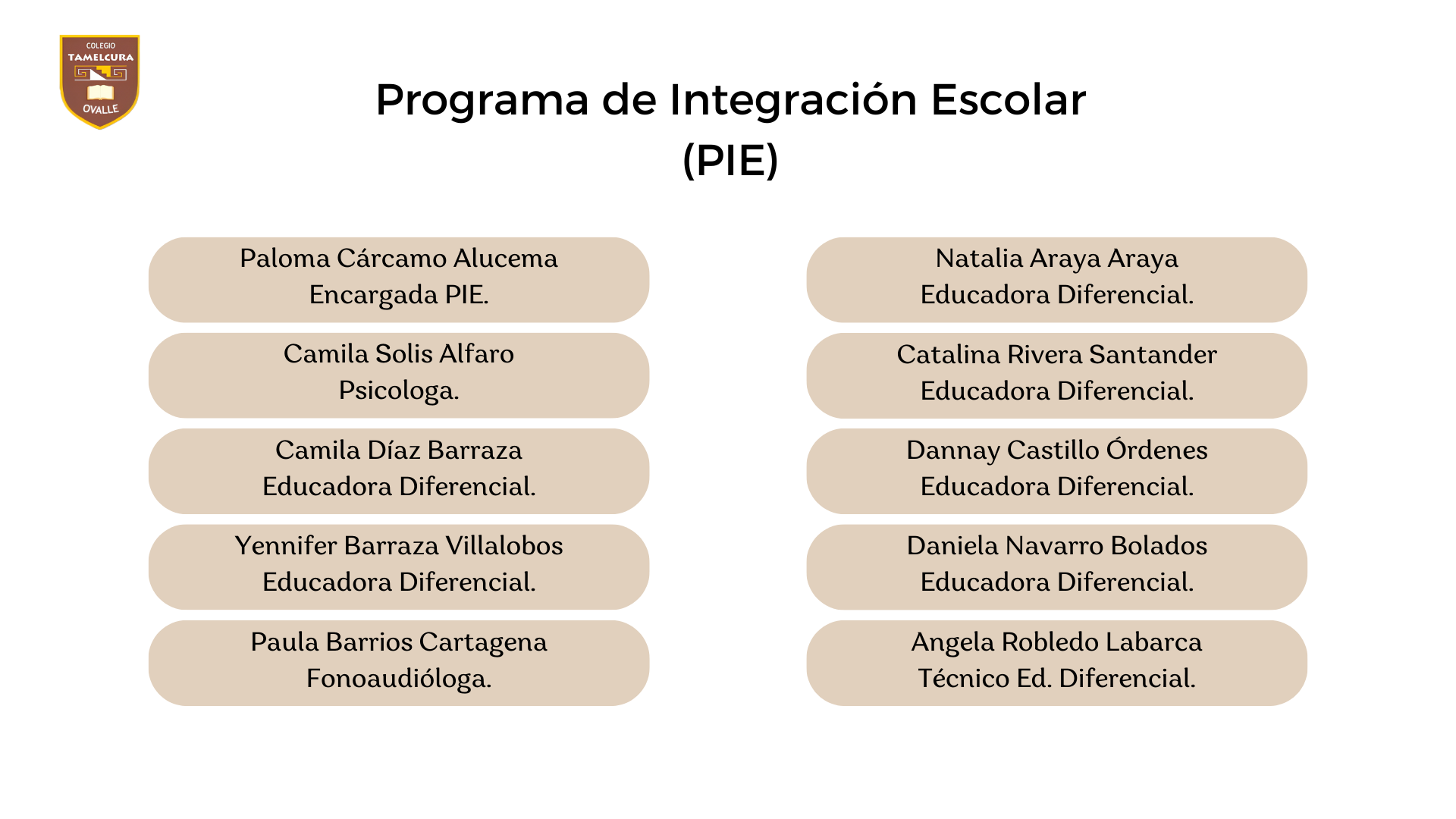 Programa de integración escolar